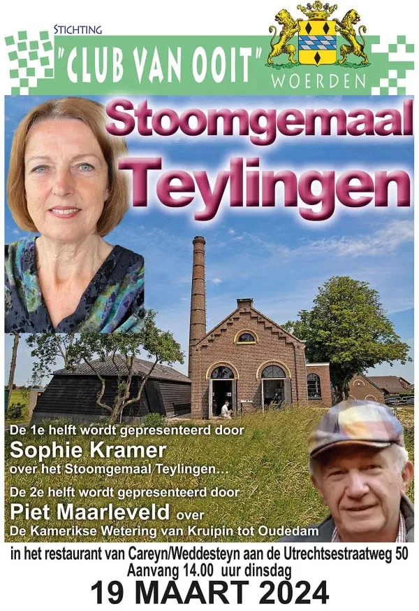 Poster voor Stoomgemaal Teylingen
