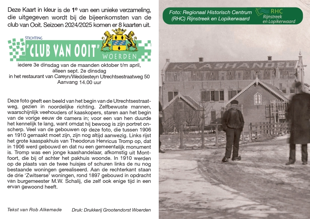 Zijde A voor de kaart van Utrechtsestraatweg
