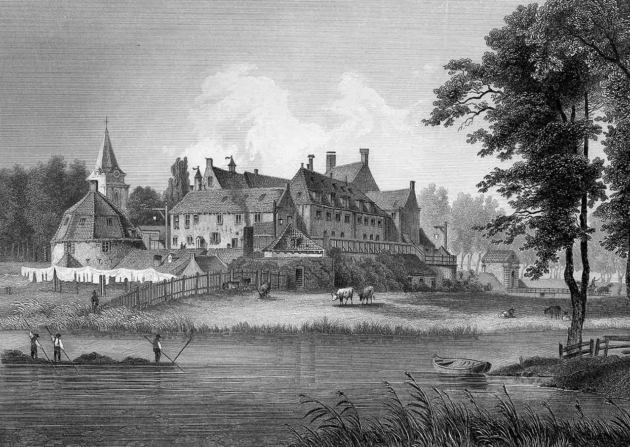 Zijde B voor de kaart van Gravure van Woerden