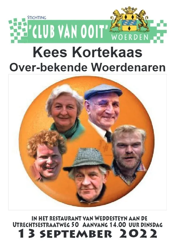 Poster voor Kaaskoppen en bekende Woerdenaren