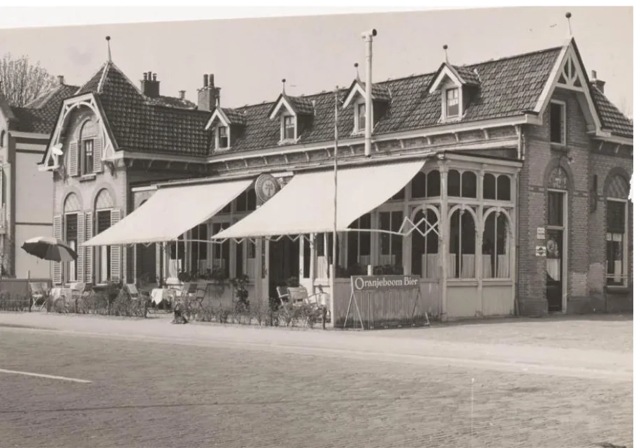 Zijde B voor de kaart van Café-restaurant “De Eenhoorn”