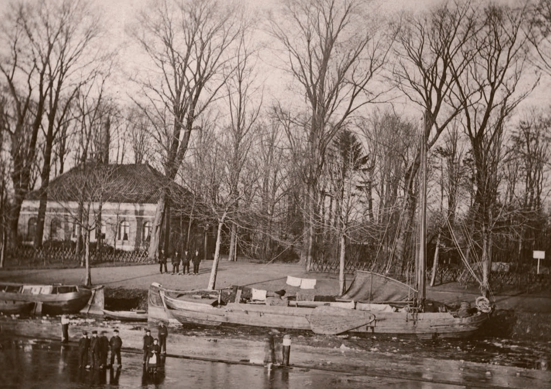 Zijde B voor de kaart van De Westdam ca 1880