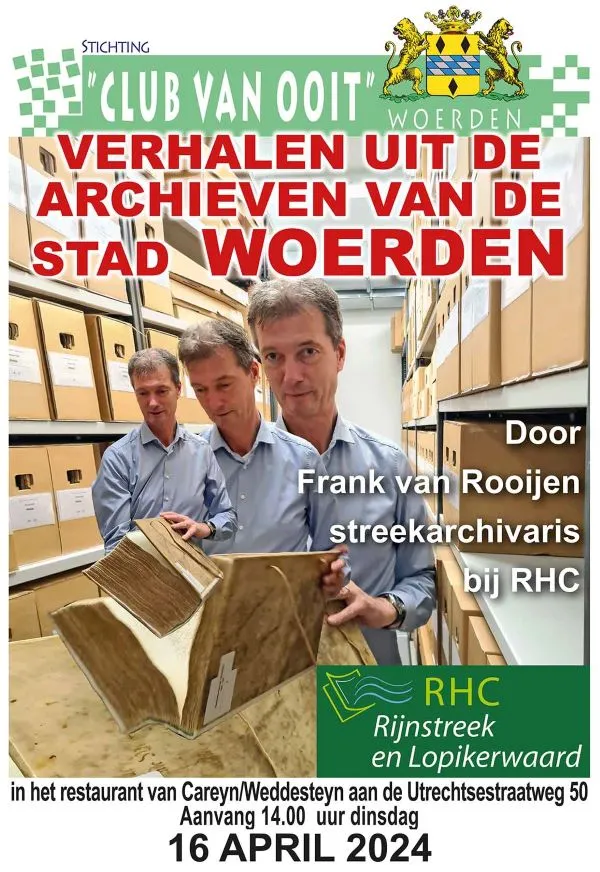 Poster voor Verhalen uit de archieven van de stad Woerden