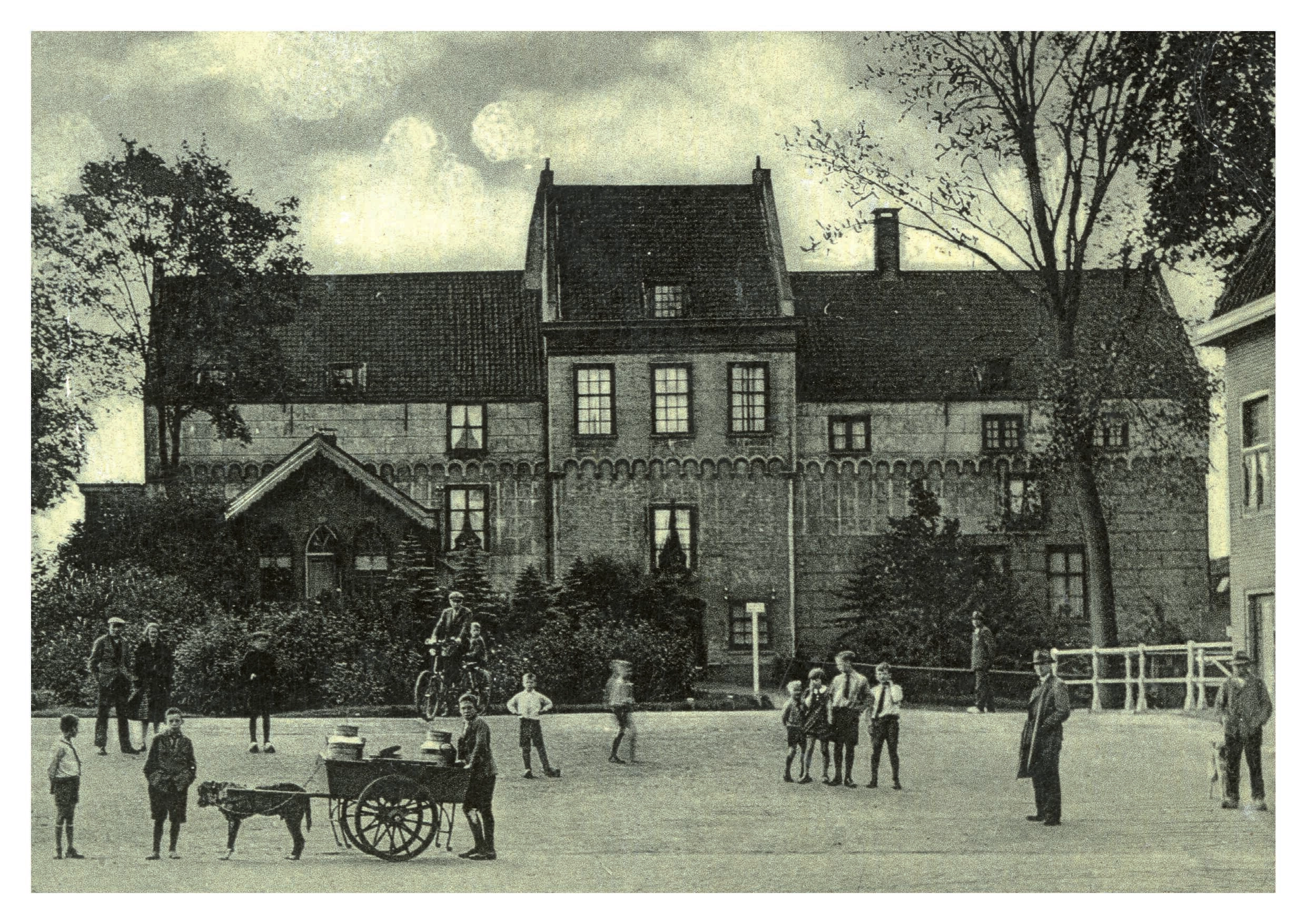 Zijde B voor de kaart van Het kasteel van Woerden