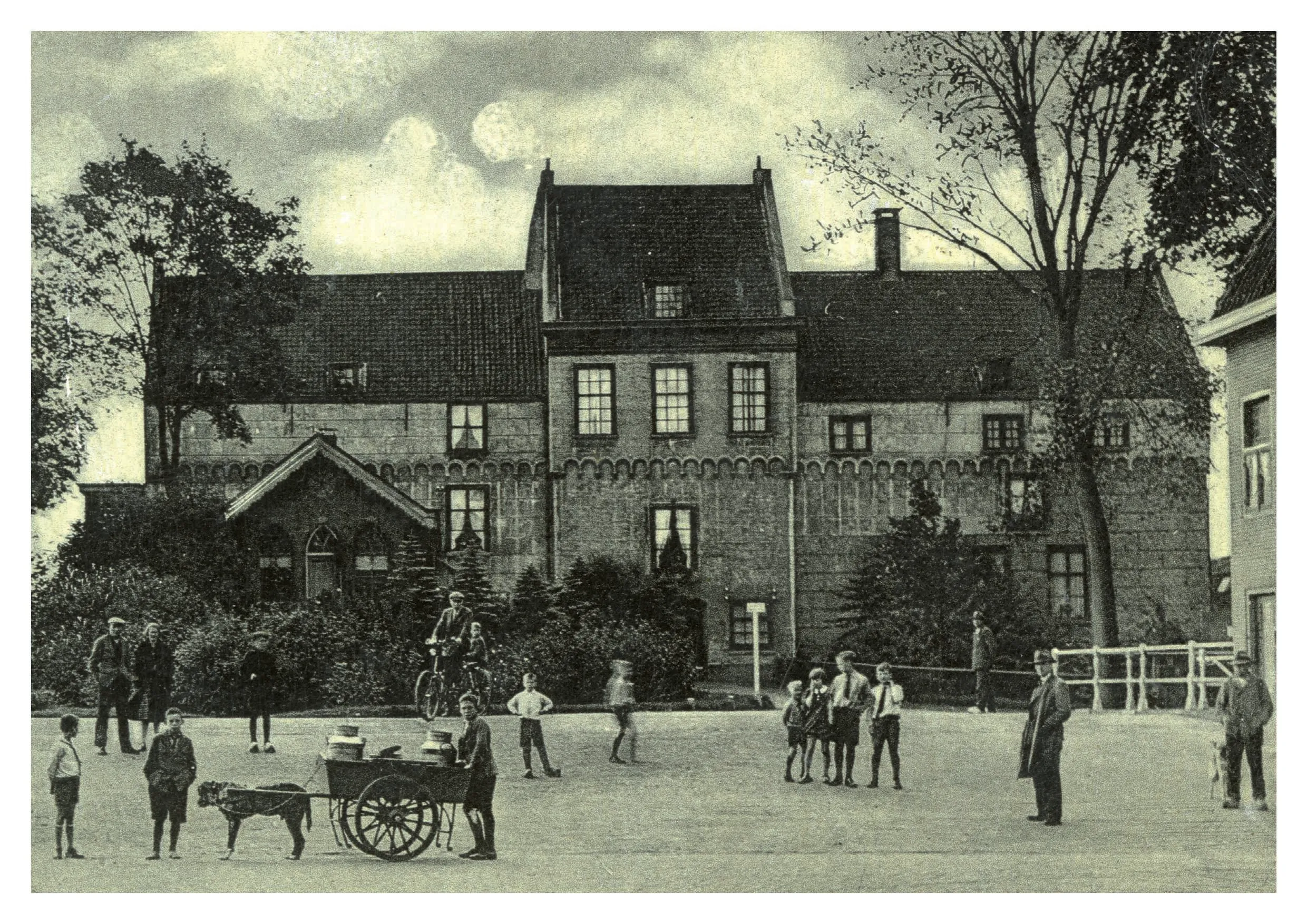 Zijde B voor de kaart van Het kasteel van Woerden