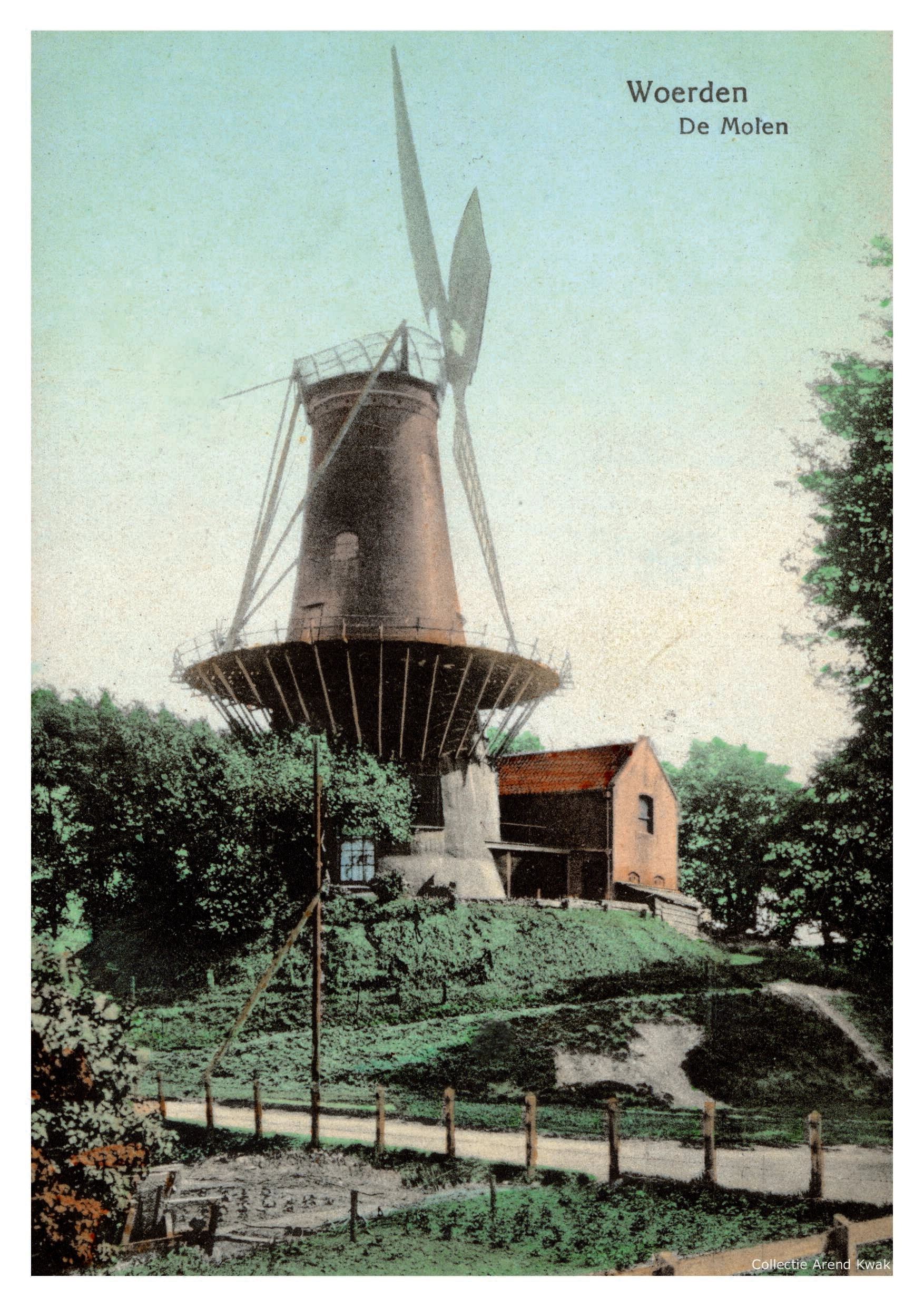 Zijde B voor de kaart van Stellingmolen "De Windhond"