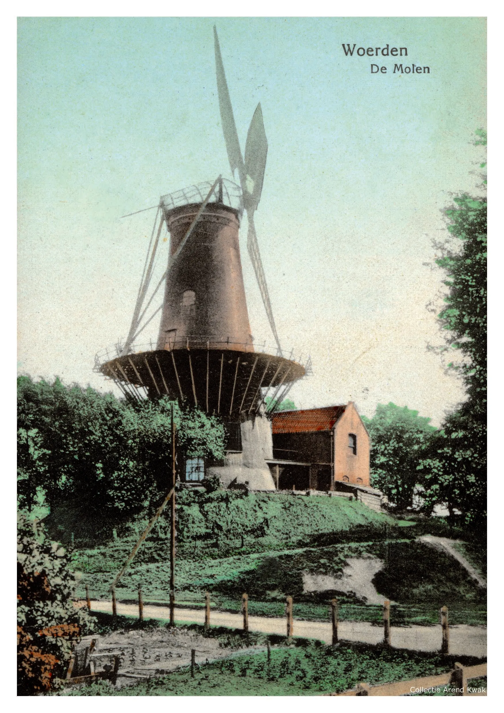 Zijde B voor de kaart van Stellingmolen "De Windhond"
