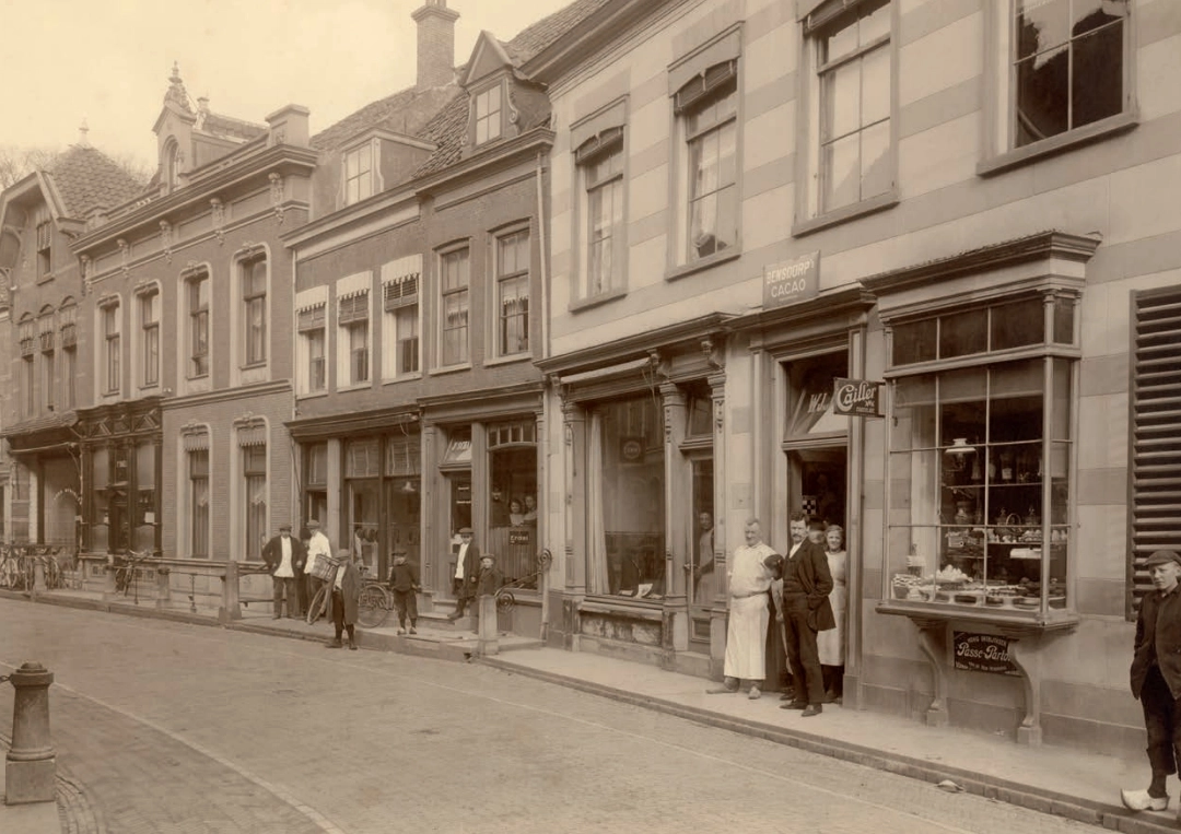 Zijde B voor de kaart van Voorstraat bij de Jan de Bakkerstraat