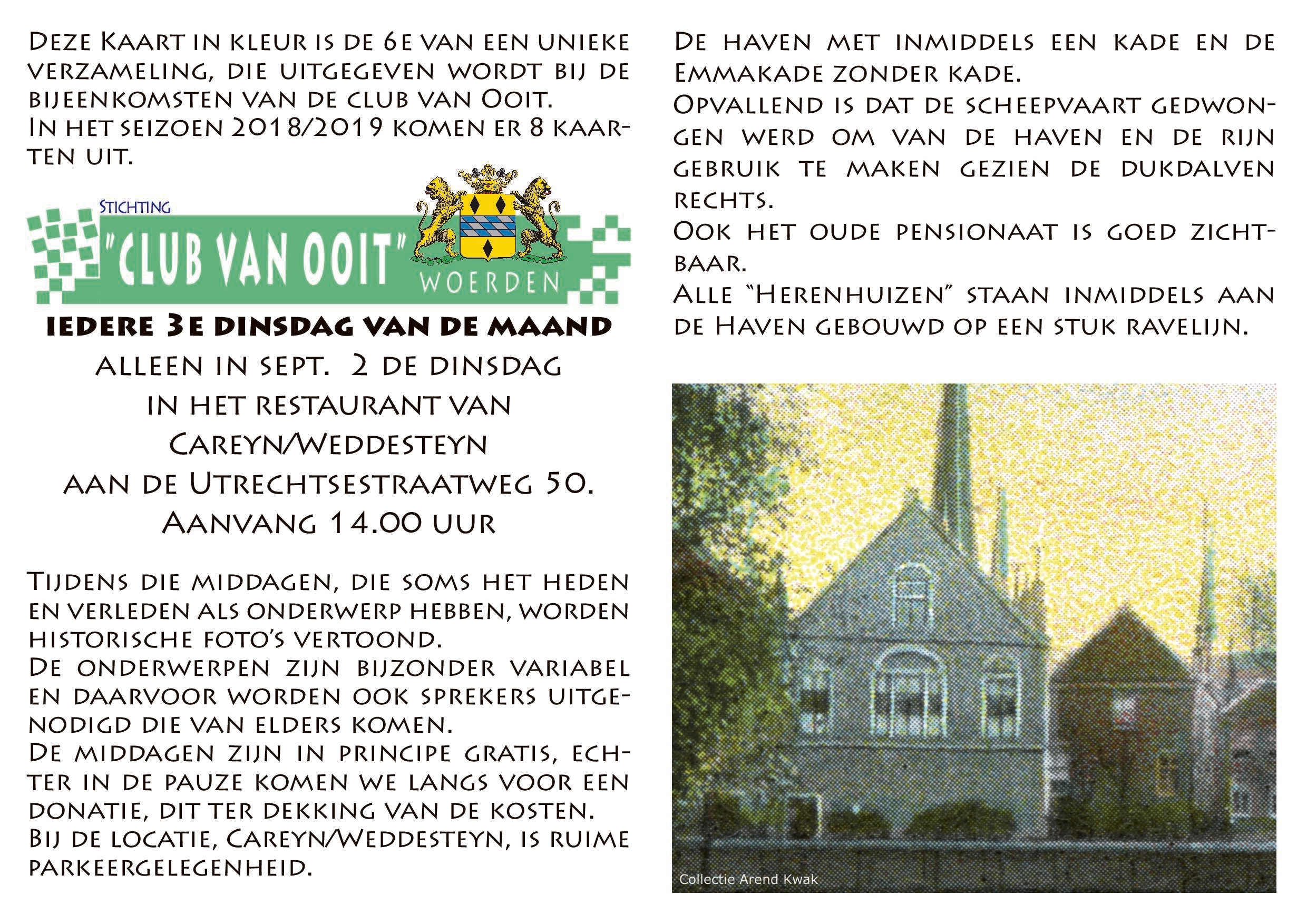 Zijde A voor de kaart van De haven met kade