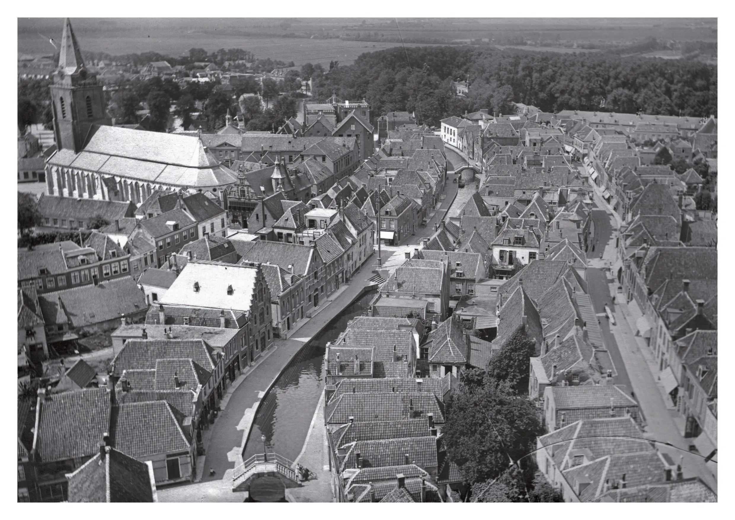Zijde B voor de kaart van Een bijzonder nostalgisch stukje binnenstad