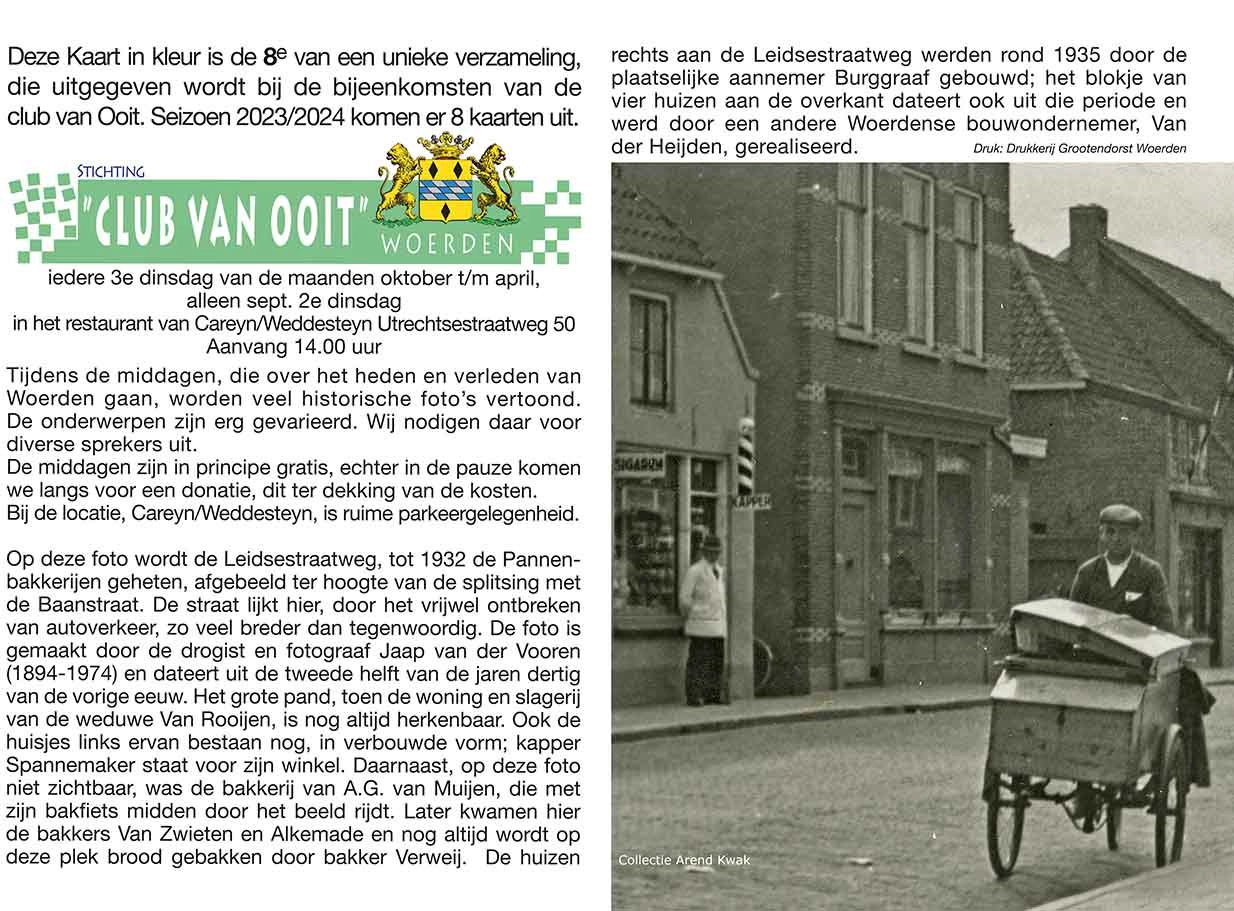 Zijde A voor de kaart van De pannenbakkerijen
