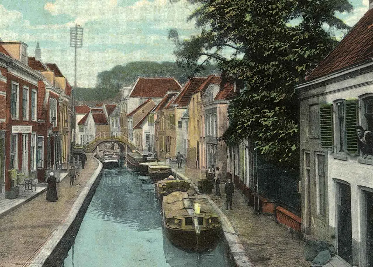 Zijde B voor de kaart van De Oude Rijn ca 1920