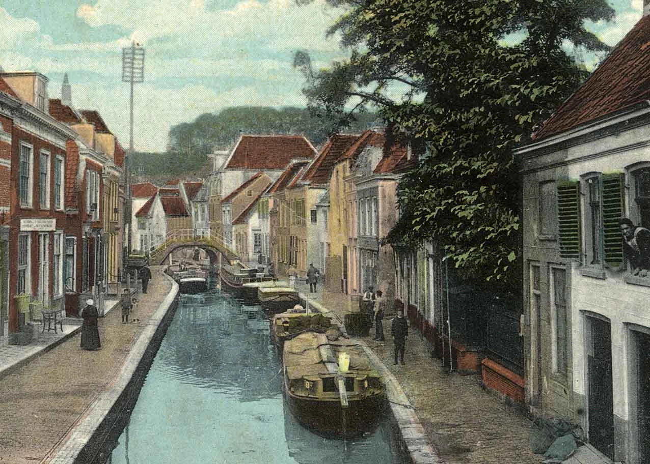 Zijde B voor de kaart van De Oude Rijn ca 1920