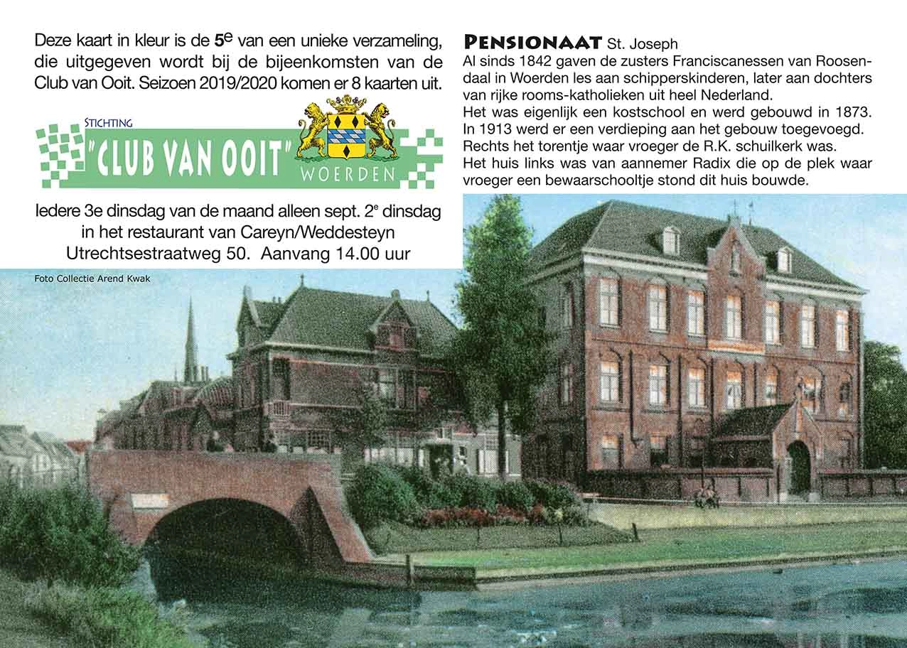 Zijde A voor de kaart van Pensionaat St. Joseph