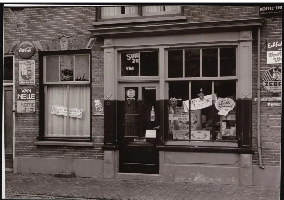 Zijde B voor de kaart van De kruidenierswinkel van Cornelis Broeke